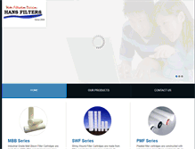 Tablet Screenshot of hans-filters.com.my
